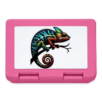 Chameleon - Lunchbox - pink - Front