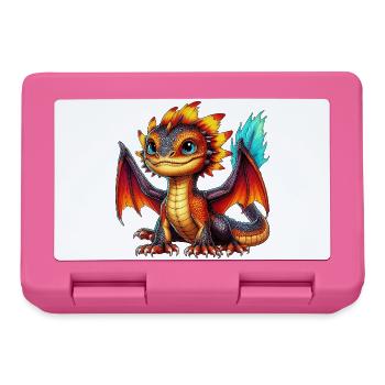 Dragon - Boîte à goûter - rose - Devant
