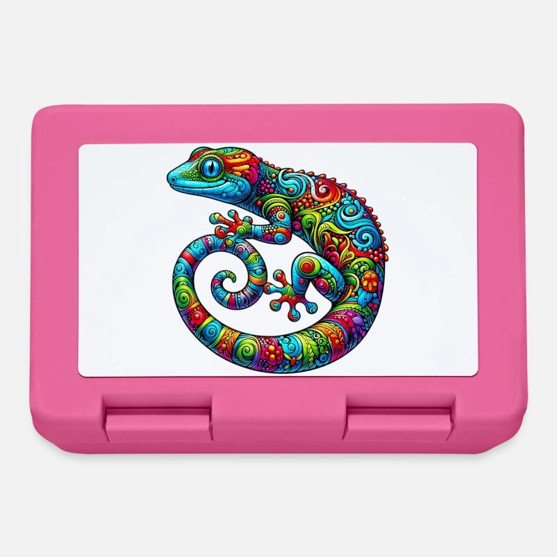 Gecko - Brotdose - Pink