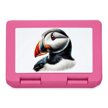 Papageitaucher - Brotdose - Pink - Vorne