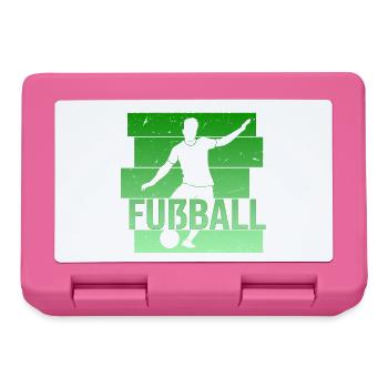 Fußball - Brotdose - Pink - Vorne