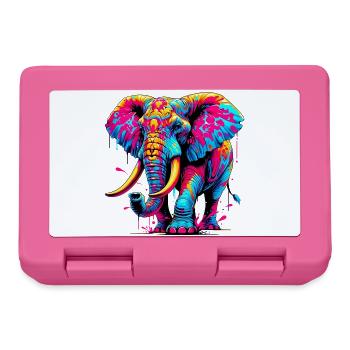 Elefant - Brotdose - Pink - Vorne