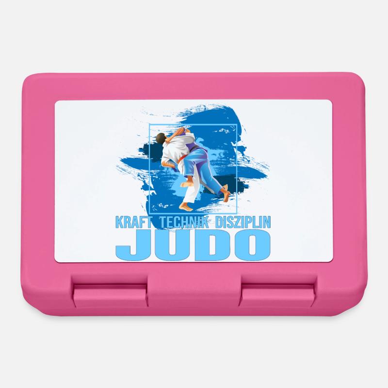 Kraft - Technik - Disziplin - Judo - Brotdose - Pink