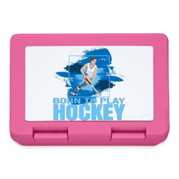 Born to play Hockey - Brotdose - Pink - Vorne