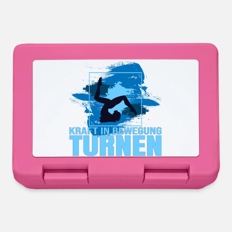 Kraft in Bewegung - Turnen - Brotdose - Pink
