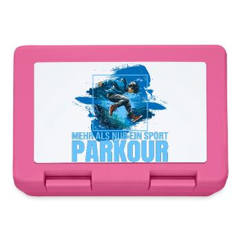 Mehr als nur ein Sport - Parkour - Brotdose - Pink - Vorne