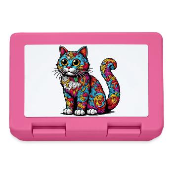 Cat - Lunchbox - pink - Front