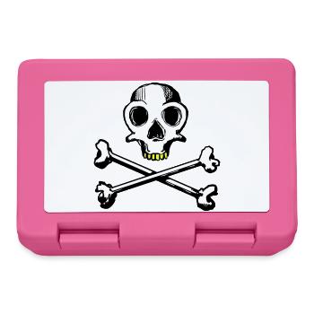 Skull and Bones 3c - Brotdose - Pink - Vorne
