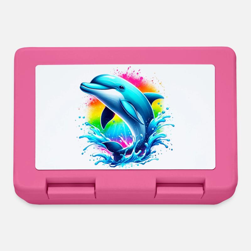 Delfin - Brotdose - Pink