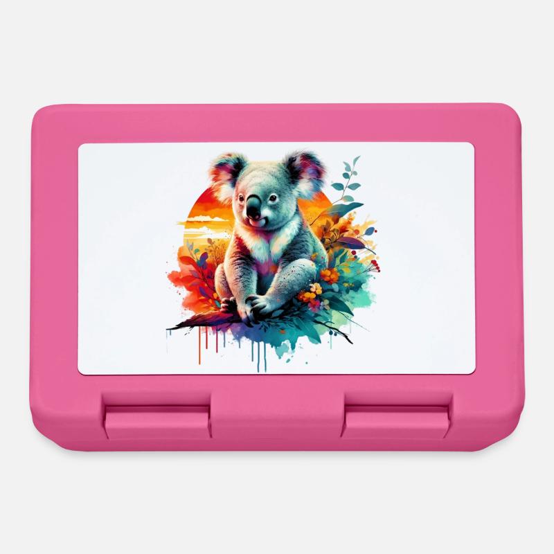 Koala - Brotdose - Pink