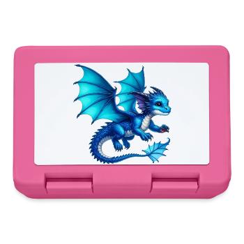 Dragon - Lunchbox - pink - Front