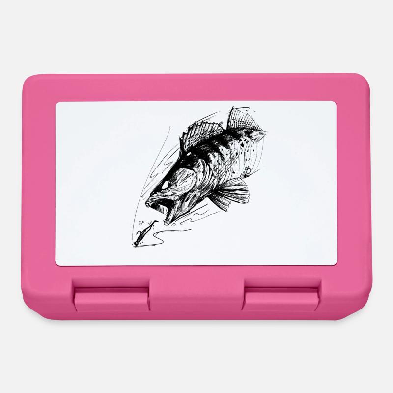 Poisson de vie ! - T-shirt de pêche Zander Attack 2 - Boîte à goûter - rose