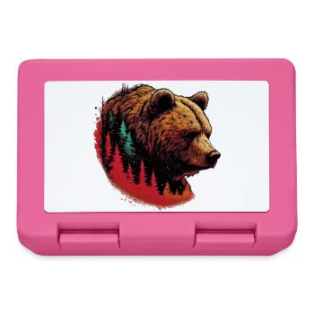Bär - Brotdose - Pink - Vorne