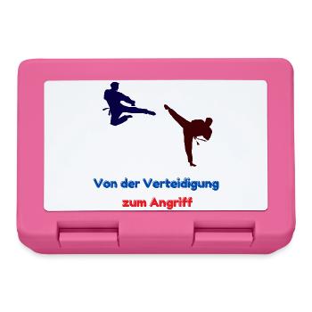 From defense to attack - Lunchbox - pink - Front