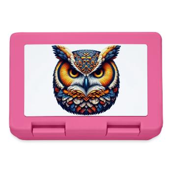 Owl - Lunchbox - pink - Front