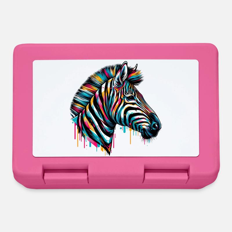 Zebra - Brotdose - Pink