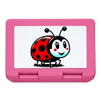 Coccinelle - Boîte à goûter - rose - Devant