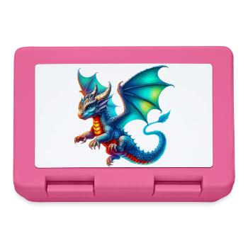 Dragon - Lunchbox - pink - Front