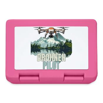Drohnen Pilot - Brotdose - Pink - Vorne