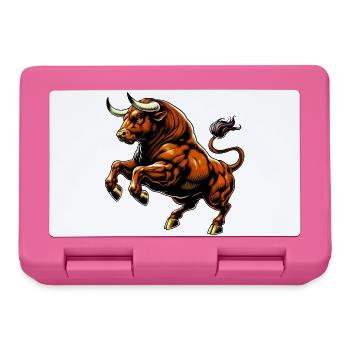 Stier - Brotdose - Pink - Vorne