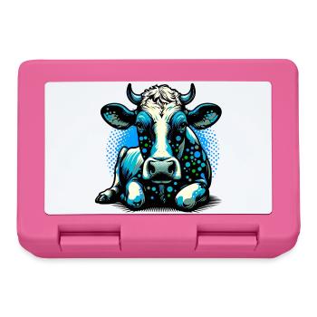 Vache - Boîte à goûter - rose - Devant