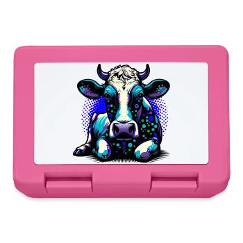 Cow - Lunchbox - pink - Front