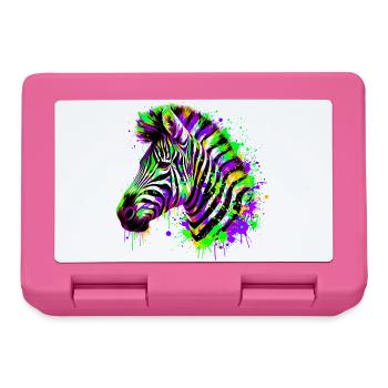 Zebra - Lunchbox - pink - Front