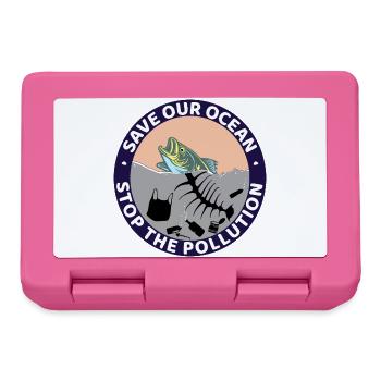 Retten Sie unseren Ozean - Brotdose - Pink - Vorne