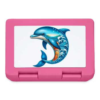 Delfin - Brotdose - Pink - Vorne