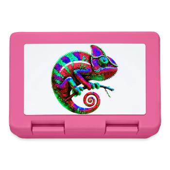 Chamäleon - Brotdose - Pink - Vorne