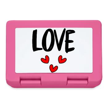 DAD. FATHER'S DAY. HAPPY FATHER'S DAY. HAPPY BIRTHDAY. - Lunchbox - pink - Front