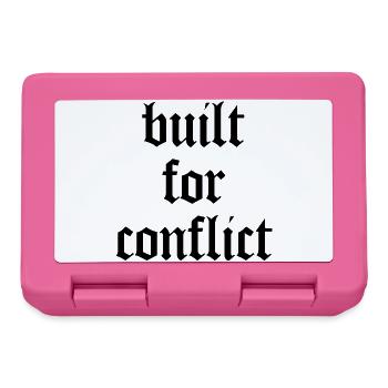 Built for Conflict - Bodybuilding & Gym - Brotdose - Pink - Vorne