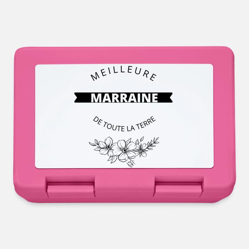 MARRAINE  - Boîte à goûter - rose