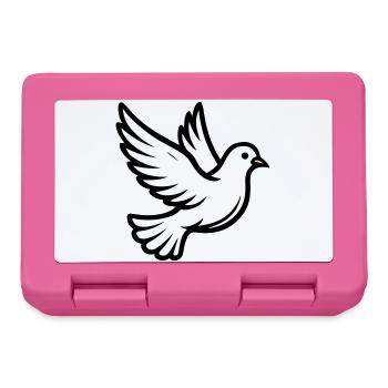 Dove of Peace Dove - Lunchbox - pink - Front