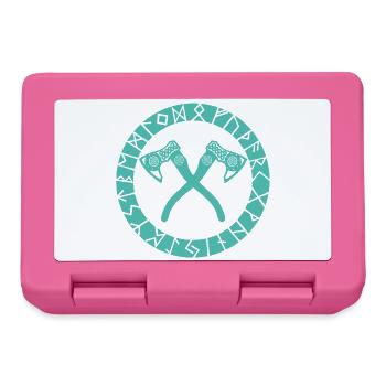 Nordic Cross Axes - Lunchbox - pink - Front