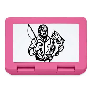 Pêcheur - Boîte à goûter - rose - Devant