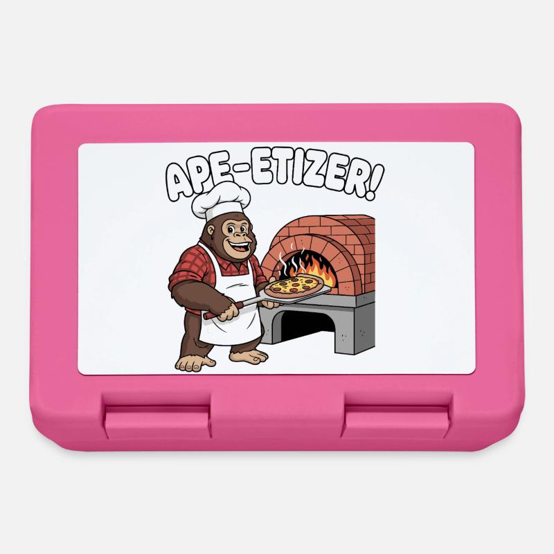 Ape-Etizer Pizza Chef - Brotdose - Pink