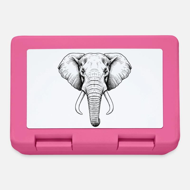 Elefant - Brotdose - Pink