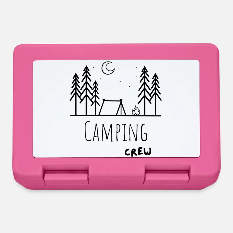 Camping Crew - Lunchbox - pink