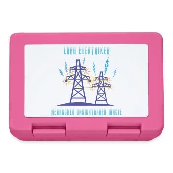 Lord Electrician, Ruler of Invisible Magic - Lunchbox - pink - Front
