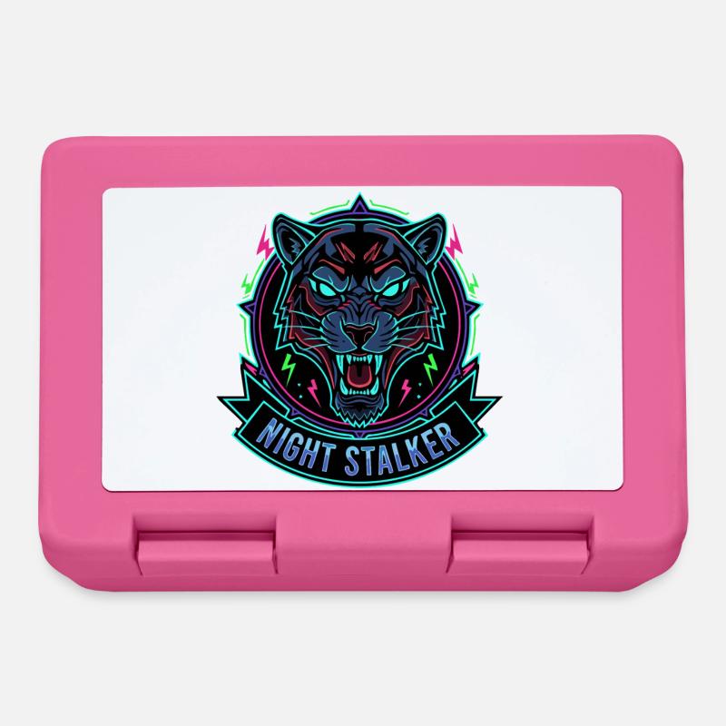 Leopard Neon Night - Lunchbox - pink