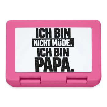 I'm Not Tired Dad Gift Saying - Lunchbox - pink - Front