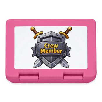 wappen-crew-member - Brotdose - Pink - Vorne