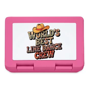 Weltbeste Line-Dance-Crew - Brotdose - Pink - Vorne