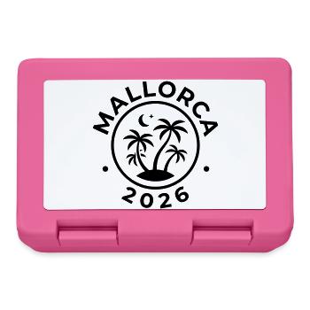 Mallorca 2026 - Brotdose - Pink - Vorne