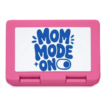 Mom Mode On Lustiger Mama Spruch - Brotdose - Pink - Vorne