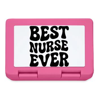 Best Nurse ever - Lunchbox - pink - Front