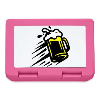 Icône de chope de bière - Boîte à goûter - rose - Devant