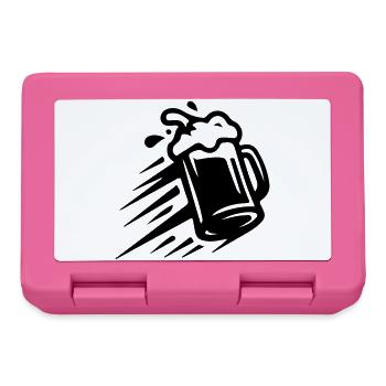Icône de chope de bière - Boîte à goûter - rose - Devant
