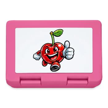 Pouce en l’air de la cerise - Boîte à goûter - rose - Devant